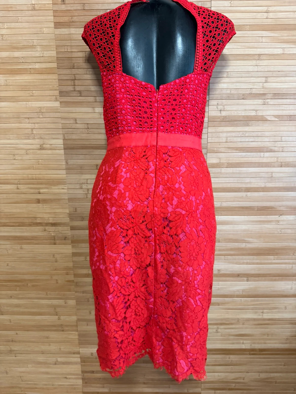 Divino vestido encaje rojo de marca Next talla 38 😍 – Next – taille M / 38 / 10 5