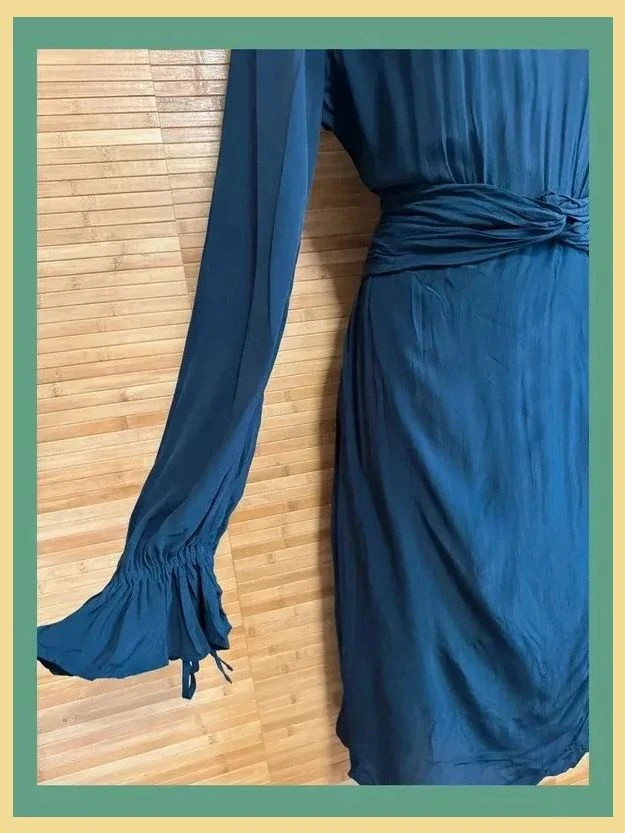 Divino vestido midi tela viscosa de Maison Scotch talla L 😍 – Maison Scotch – taille L / 40 / 12 5