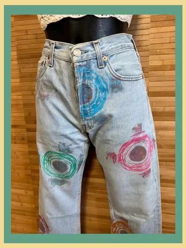 Espectacular vaquero vintage Levis costumizado , talla 38 😍 – Levi's – taille M / 38 / 10 3