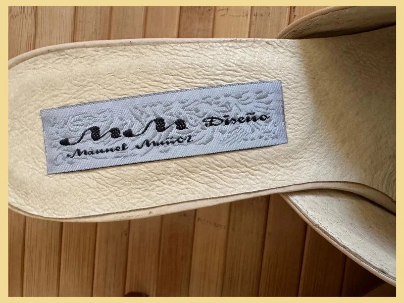 Divinos mules piel vintage fabricados en España , número 40 😍 – Vintage – taille 40 5