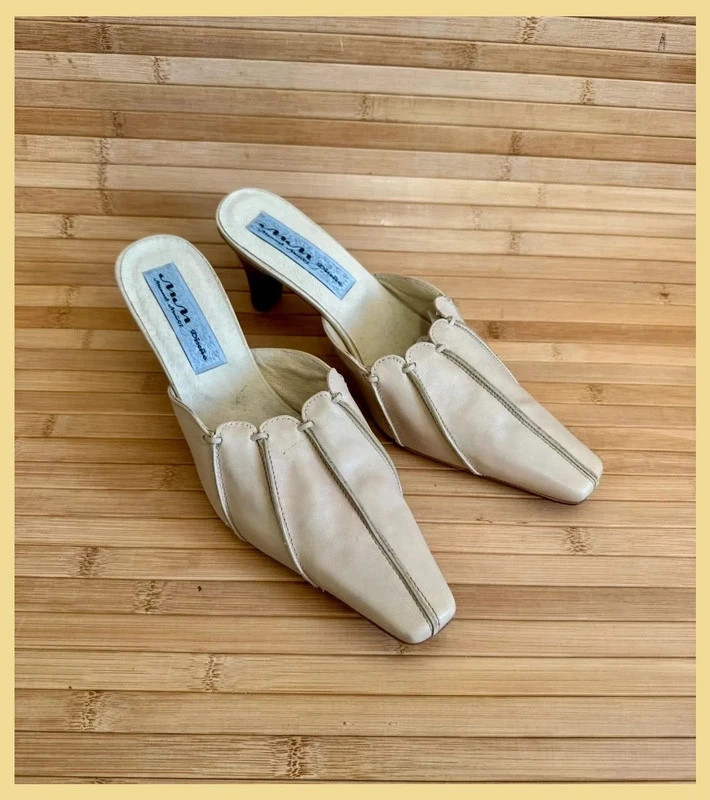 Divinos mules piel vintage fabricados en España , número 40 😍