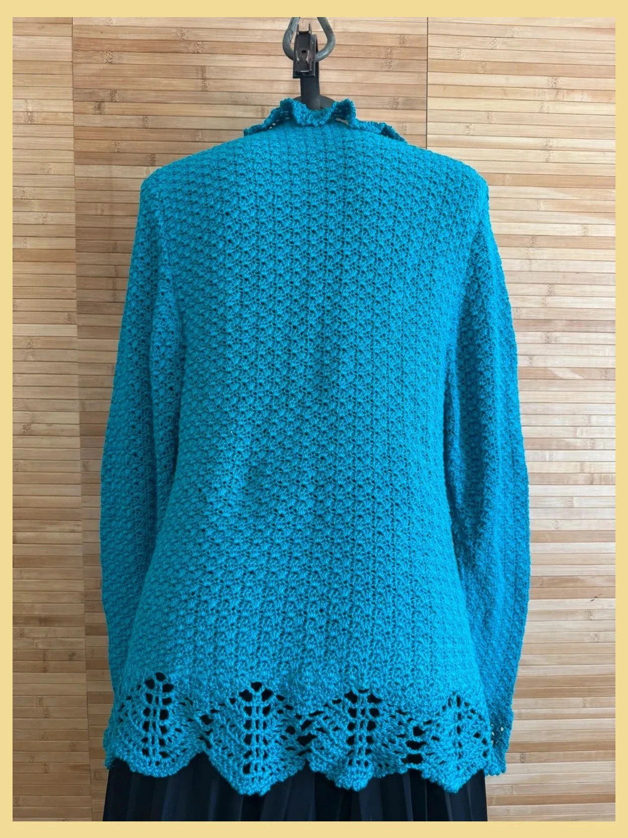 Espectacular cárdigan crochet vintage hand made , talla única 😍 – Hecho a Mano – taille Taille unique 4