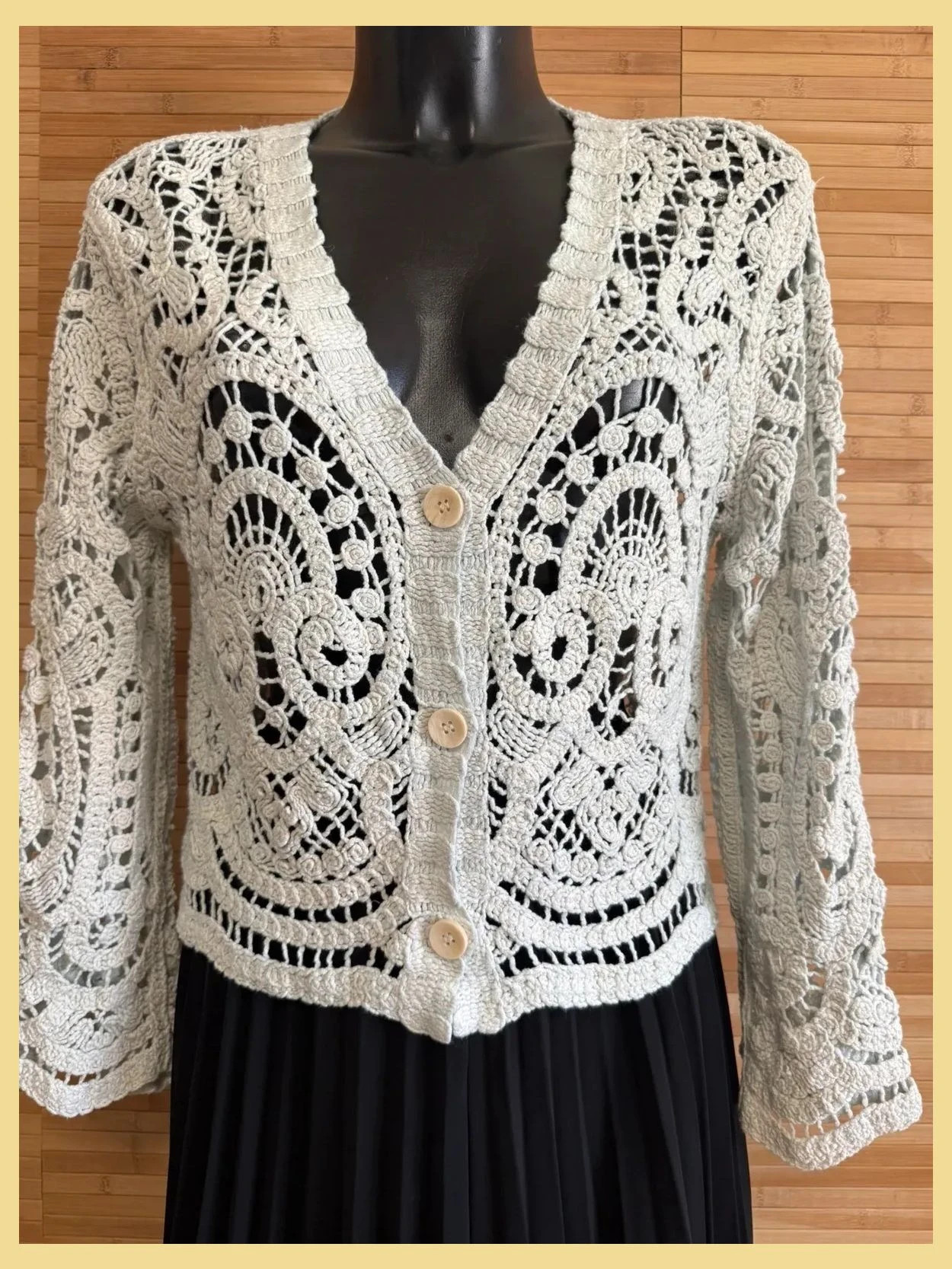 Divino cárdigan crochet de algodón, talla S/M 😍 – La Boutique – taille S / 36 / 8 2