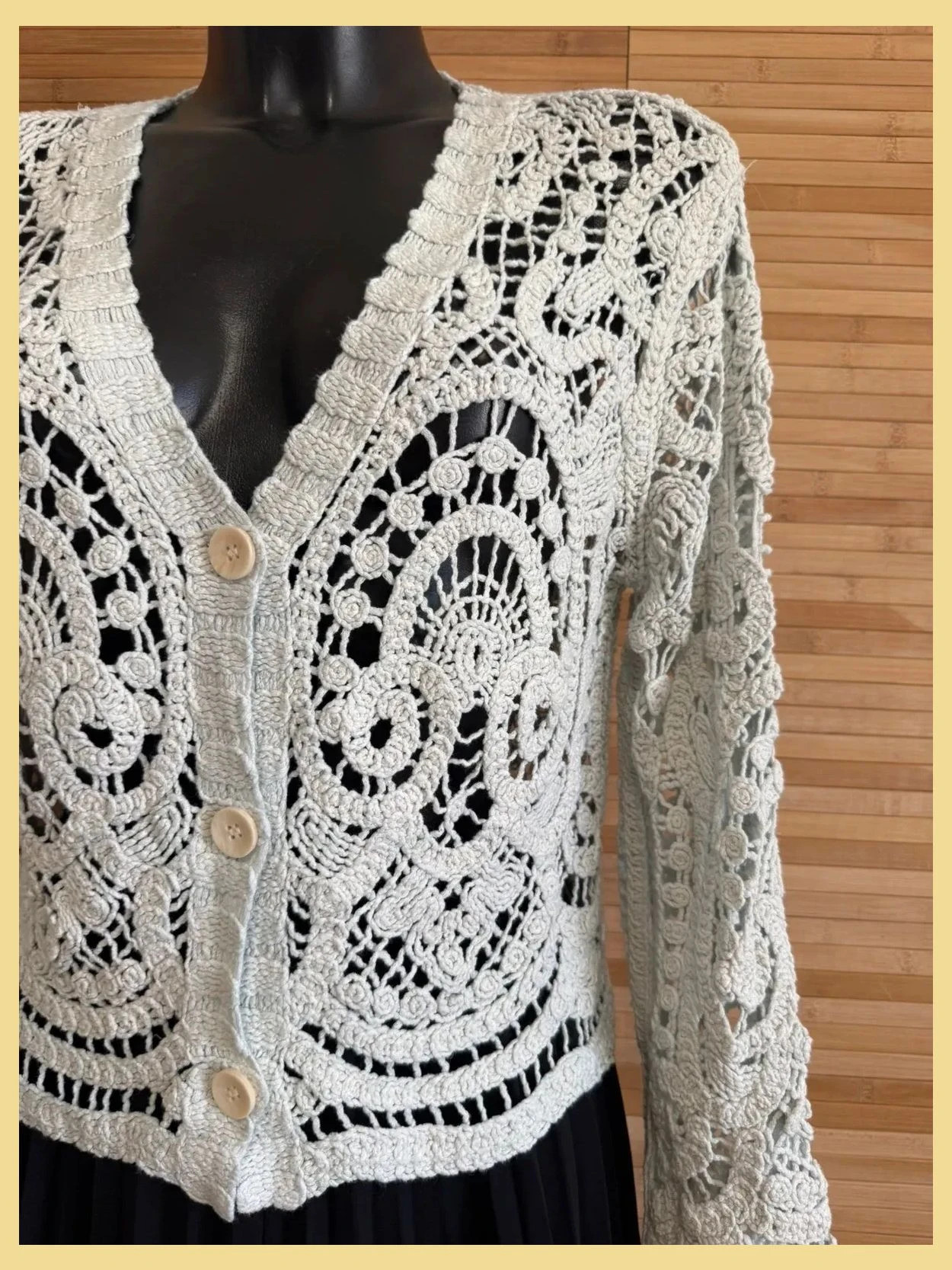 Divino cárdigan crochet de algodón, talla S/M 😍 – La Boutique – taille S / 36 / 8 3