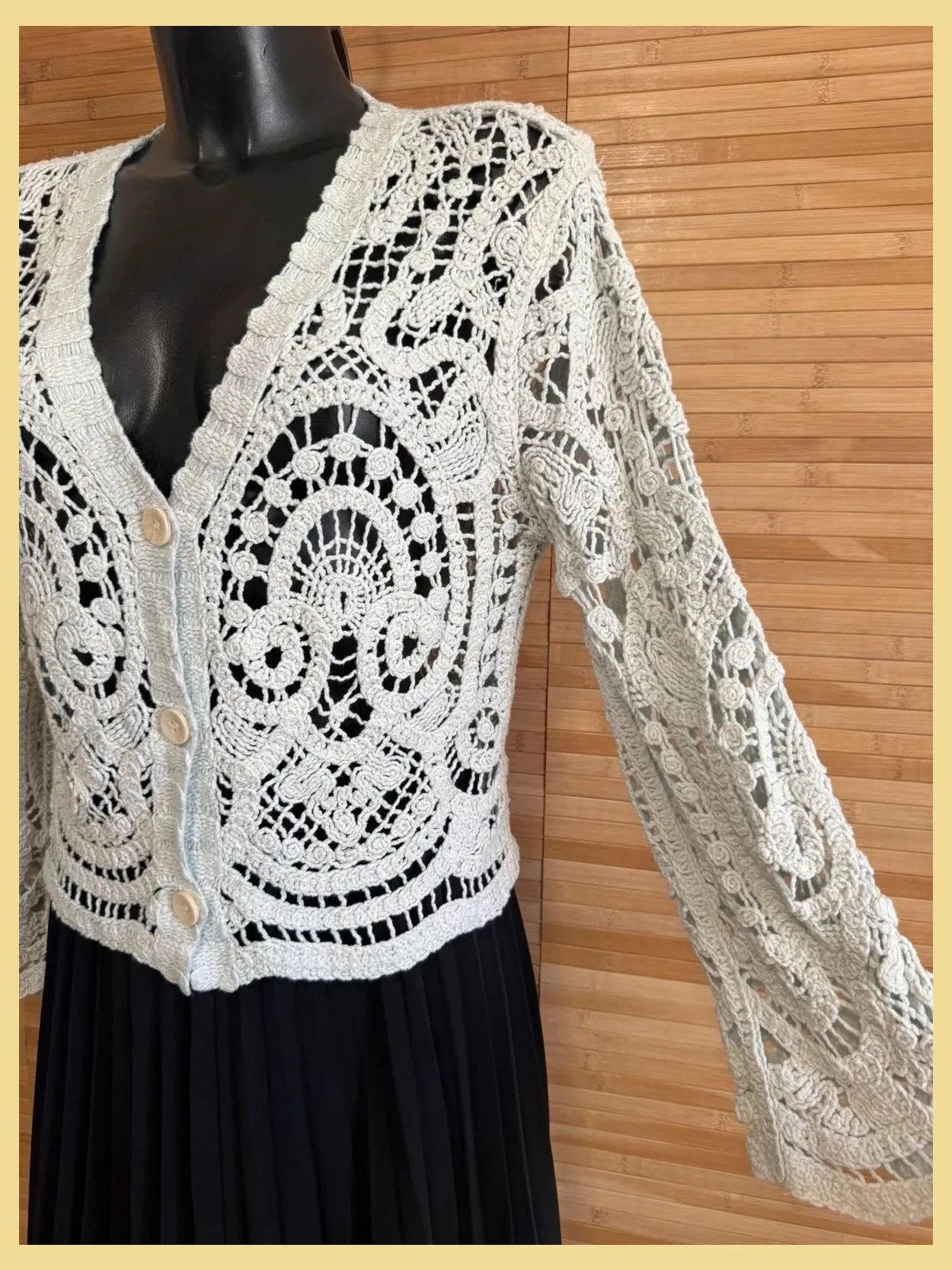 Divino cárdigan crochet de algodón, talla S/M 😍 – La Boutique – taille S / 36 / 8 4