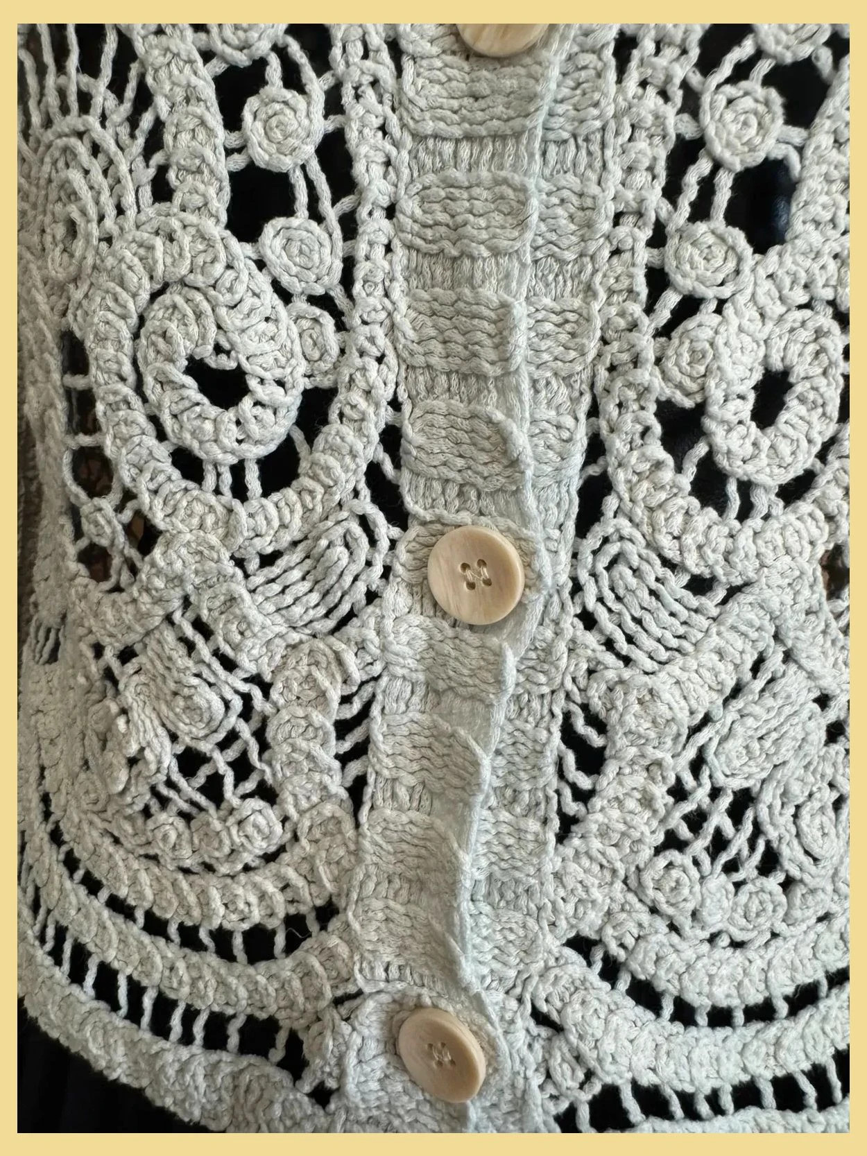 Divino cárdigan crochet de algodón, talla S/M 😍 – La Boutique – taille S / 36 / 8 5