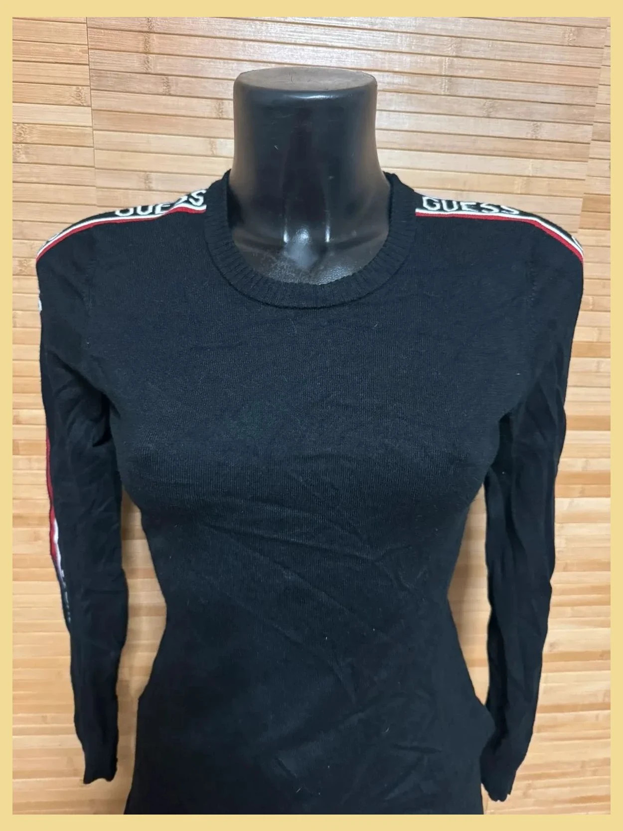 Jersey negro marca Guess talla M 😍 – GUESS – taille M / 38 / 10 3