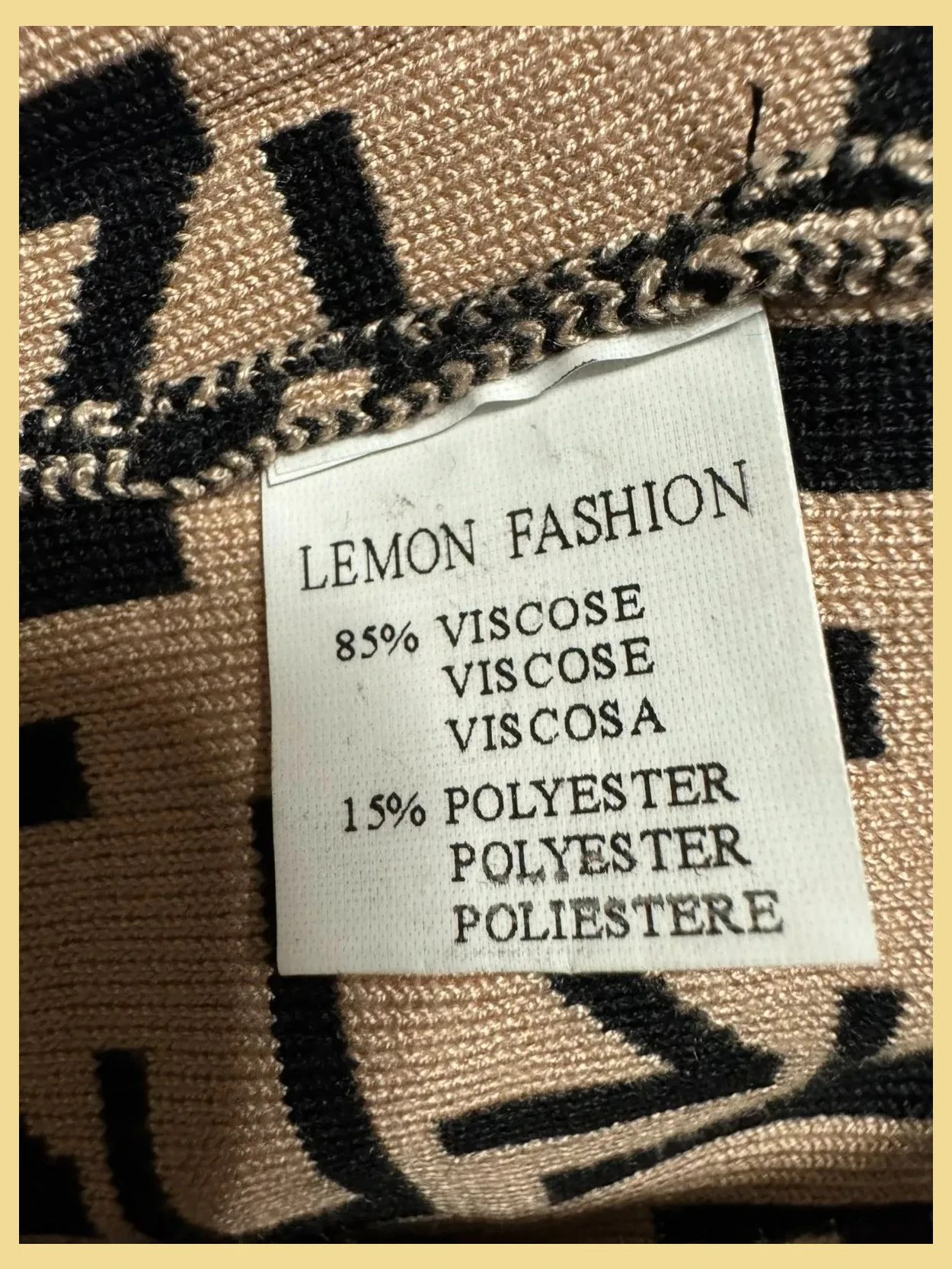Jersey estampado marca Lemon talla única 😍 – Lemon – taille Taille unique 5