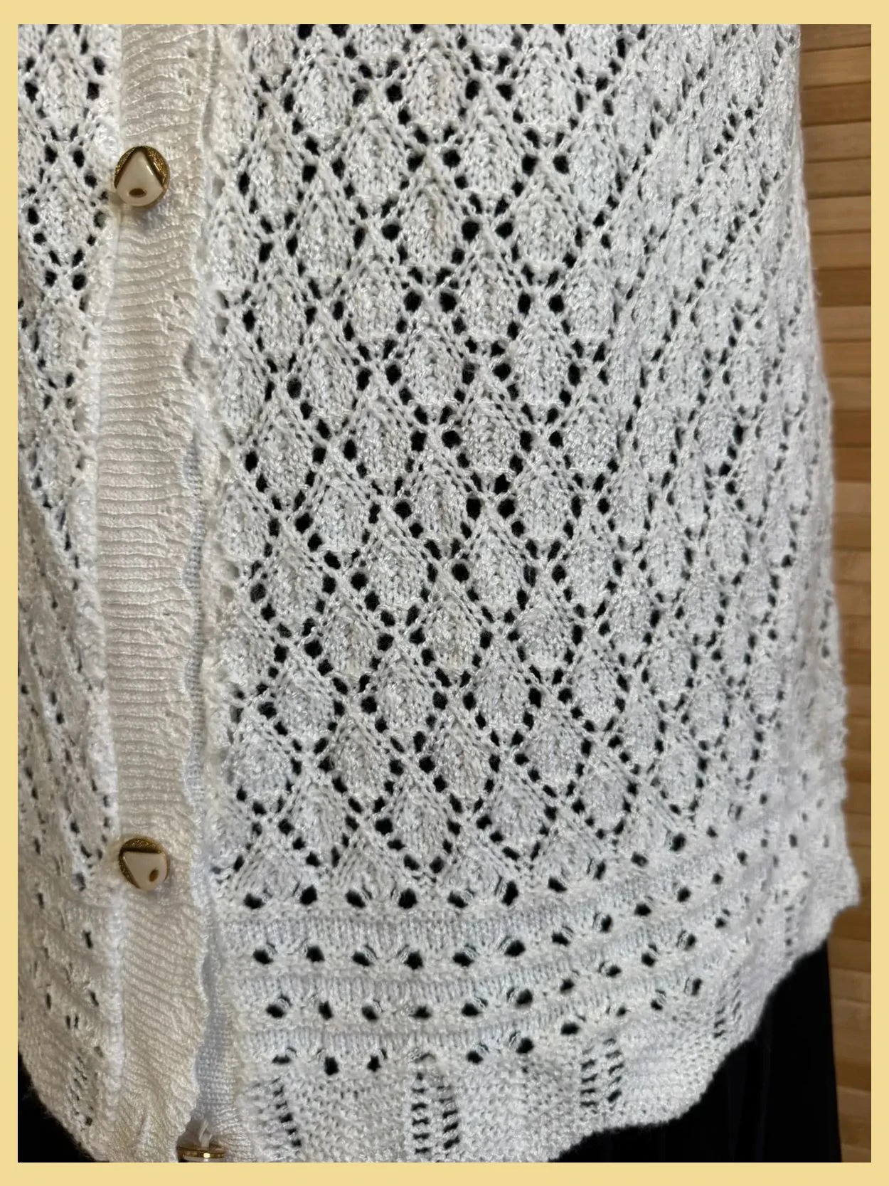 Divino chaleco crochet color blanco talla única 😍 – Destiny – taille Taille unique 4