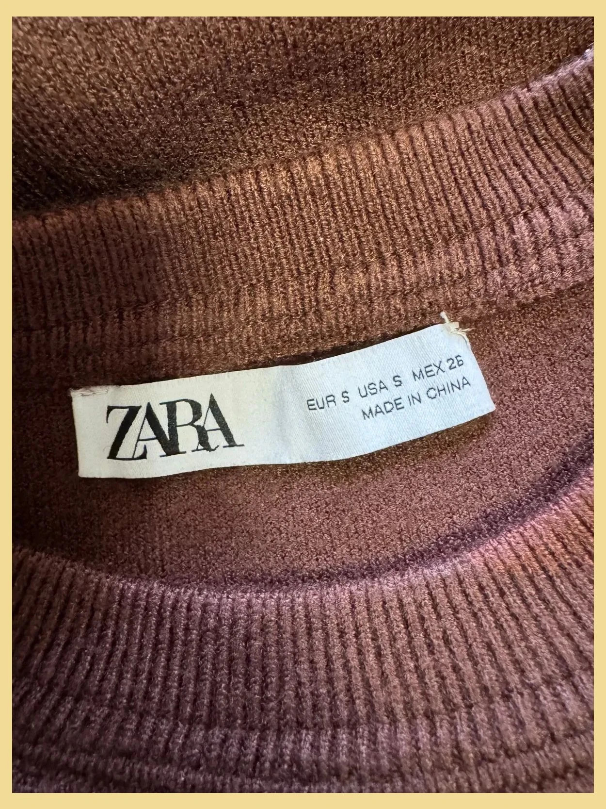 Jersey Marrón de Zara talla S 😍 – Zara – taille S / 36 / 8 4