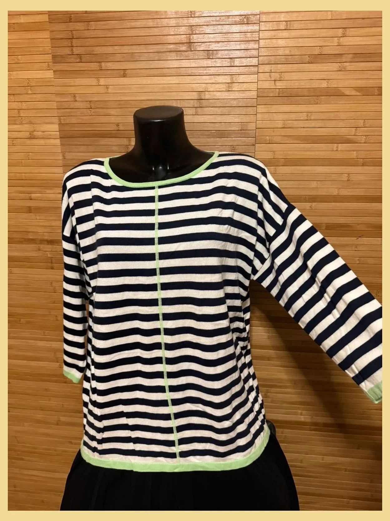Divino jersey rayas 100% algodón de vía appia due talla 44 😍