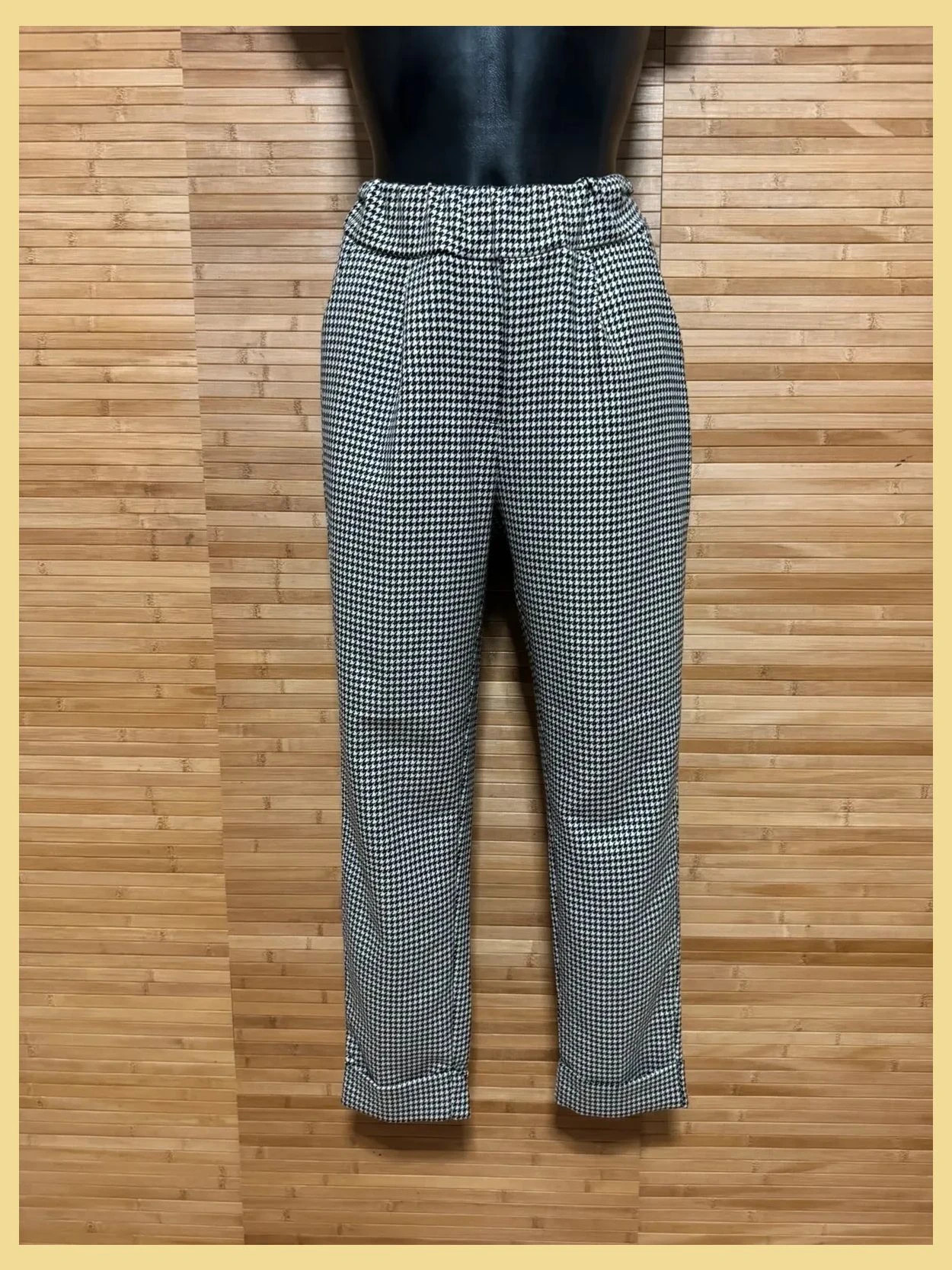 Pantalones invierno estampado para de gallo marca Artigli talla 42 italiana 😍