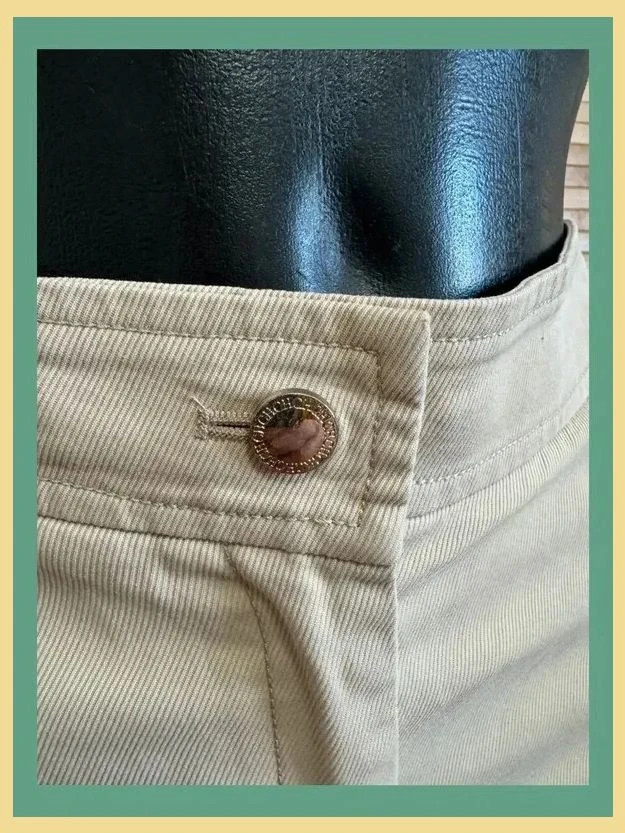 Pantalones pitillo color beige claro talla S 😍 – Carolina Herrera – taille S / 36 / 8 5