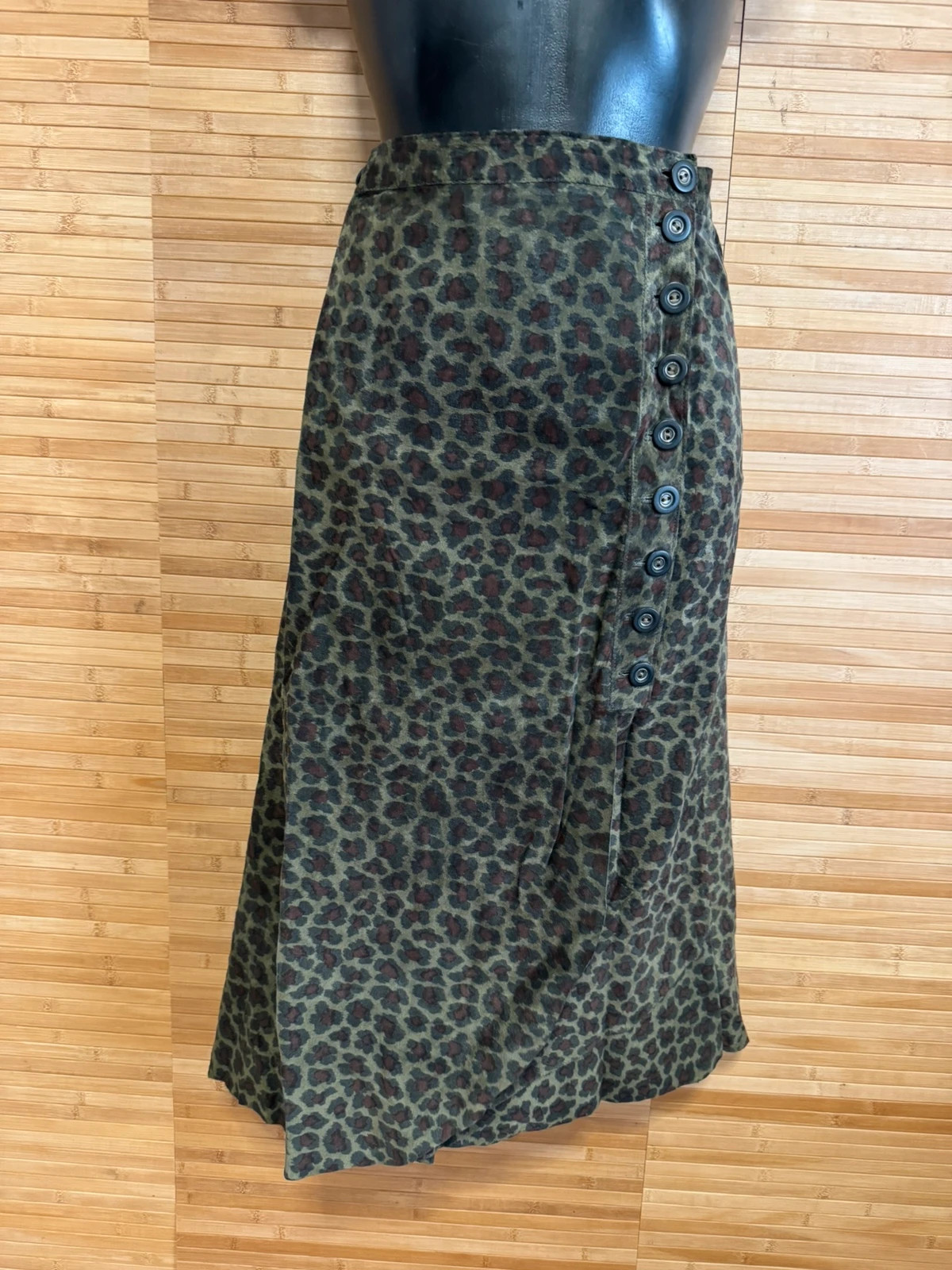 Divina falda piel ante vintage , cruzada talla 44 😍