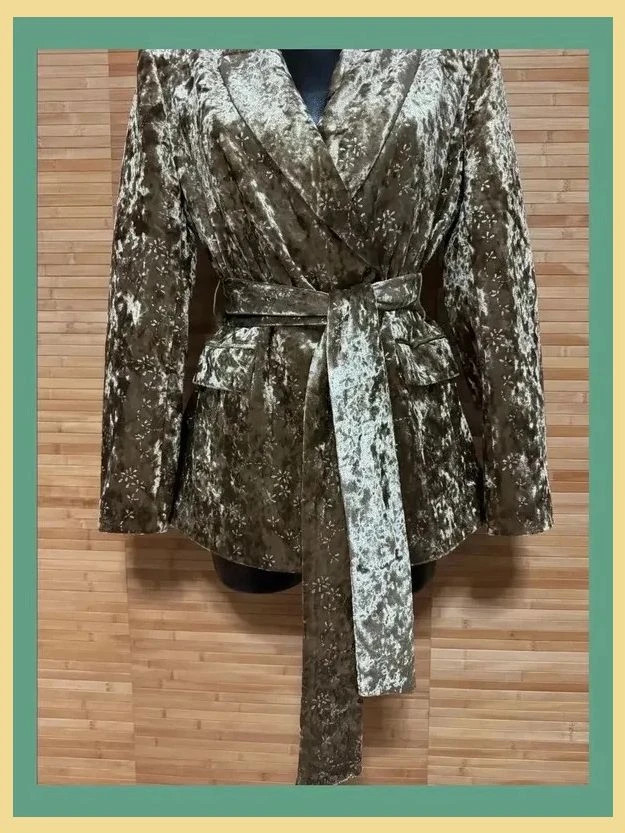 Espectacular blazer terciopelo con brillo de Zara , talla M 😍 – Zara – taille M / 38 / 10 2
