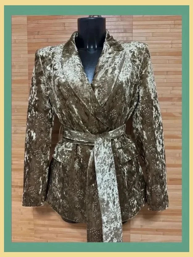 Espectacular blazer terciopelo con brillo de Zara , talla M 😍 – Zara – taille M / 38 / 10 3