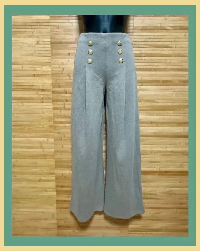 Divino pantalón ancho elástico de Zara , talla S 😍