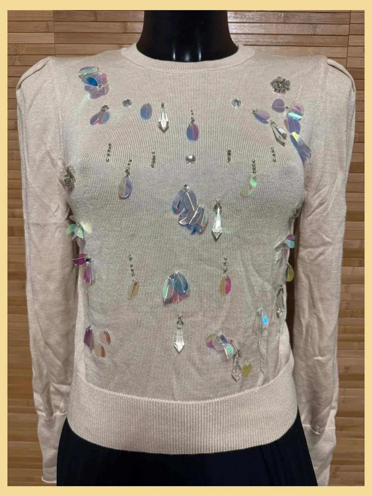 Jersey con lentejuelas y abalorios de topshop talla 42 😍 – Topshop – taille M / 38 / 10 2