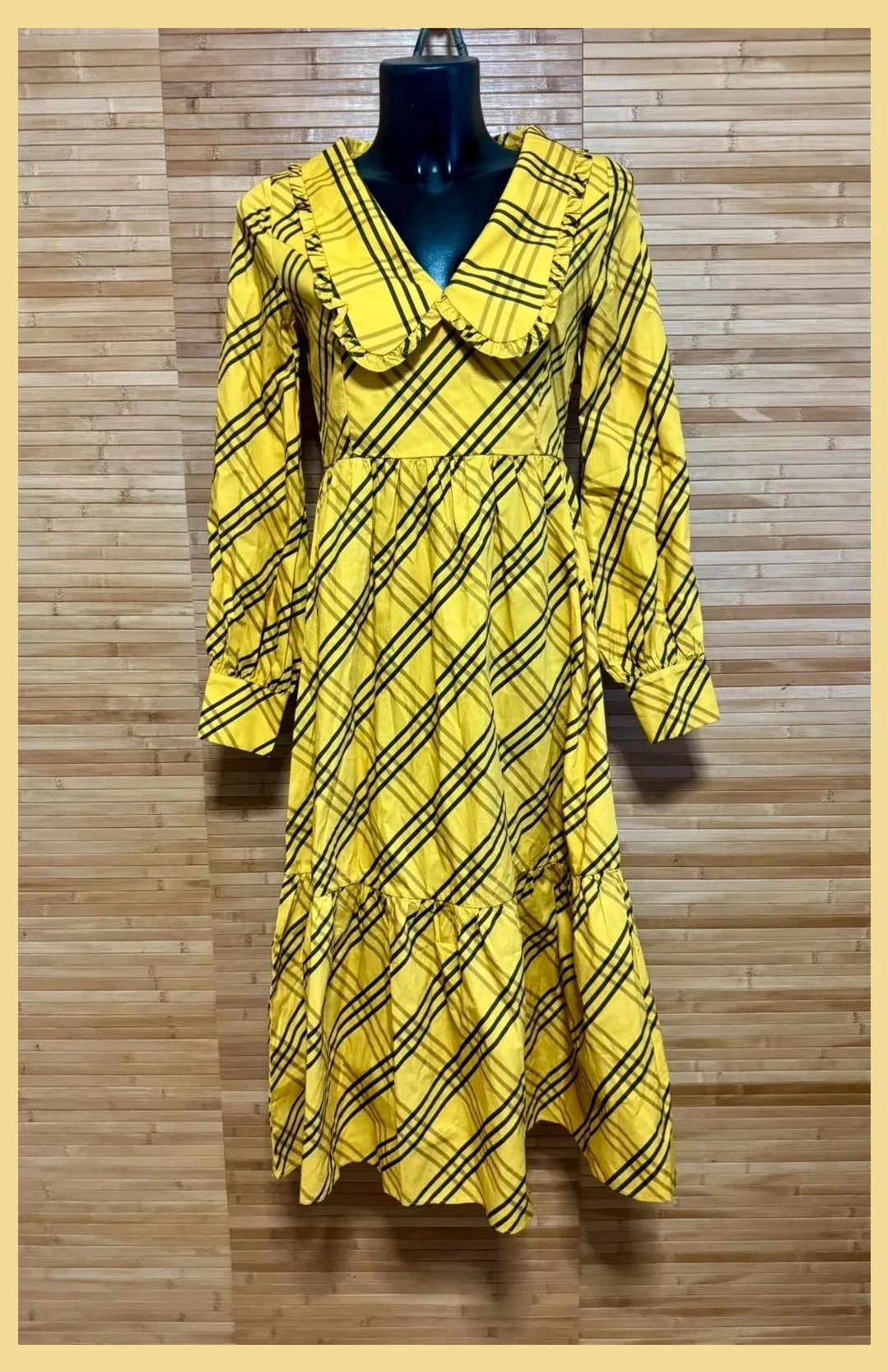 Divino vestido cuadros 97% algodón reciclado talla 36 , marca Glamorous 😍