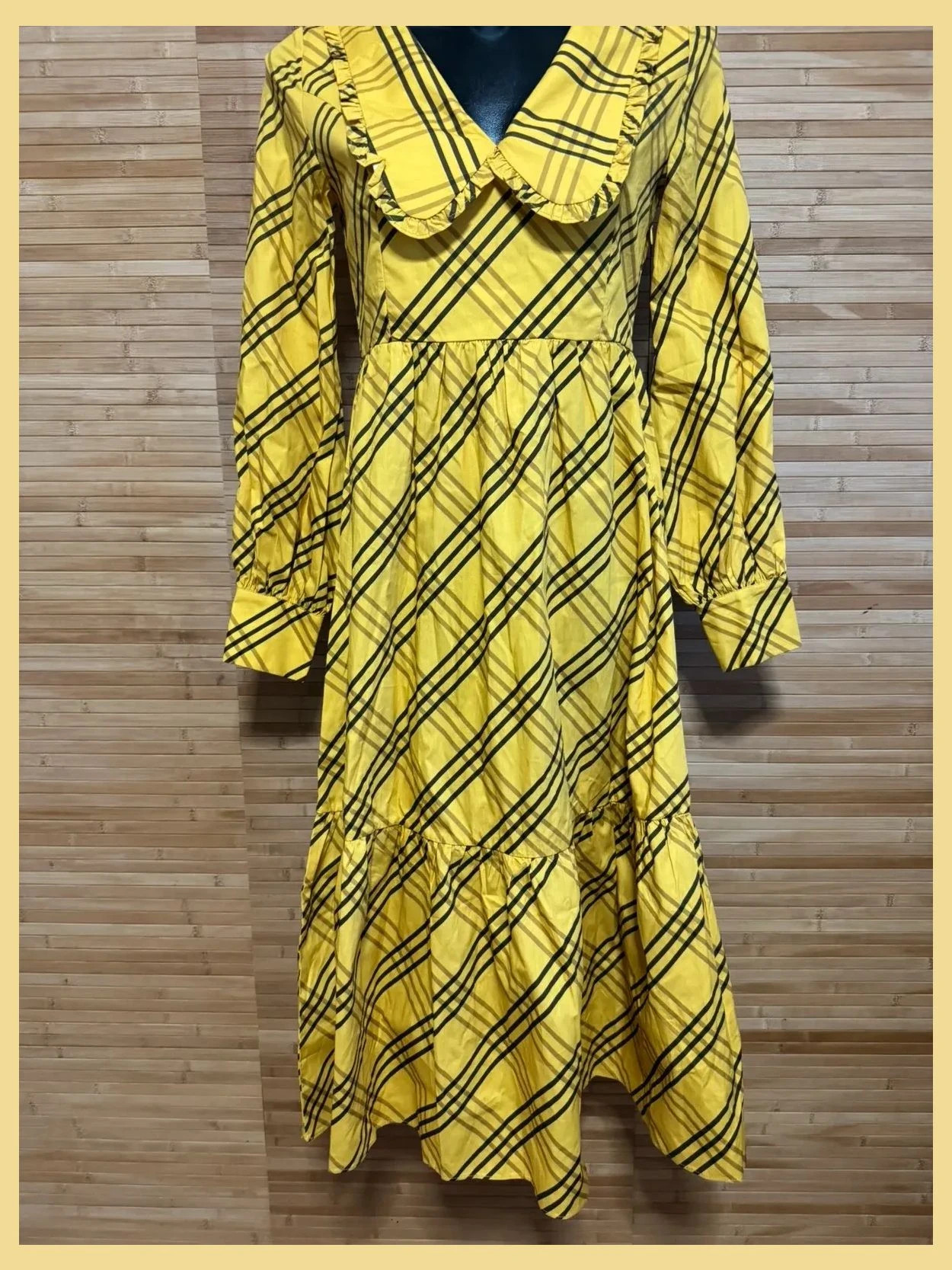 Divino vestido cuadros 97% algodón reciclado talla 36 , marca Glamorous 😍 – Glamorous – taille S / 36 / 8 2