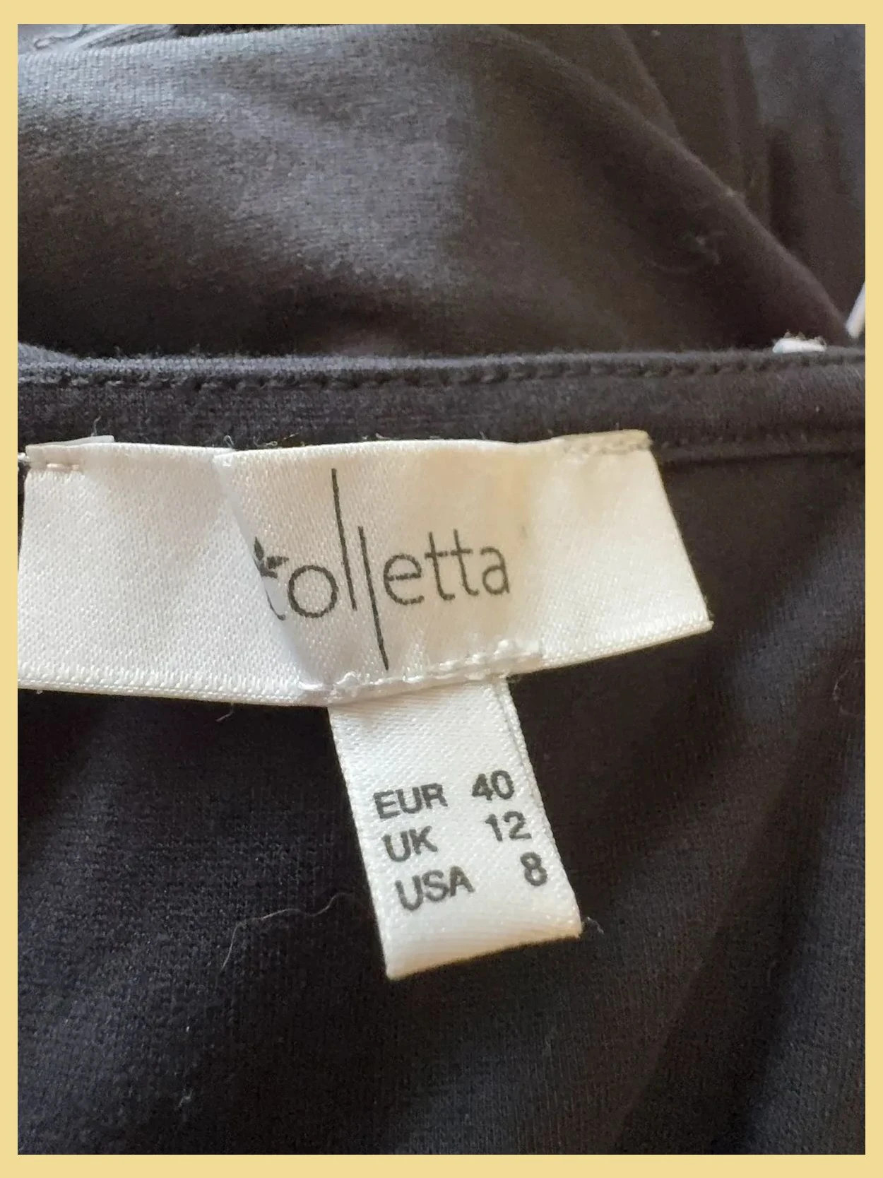 Elegante vestido negro , talla 40 , elástico 😍 – Collecta – taille L / 40 / 12 4