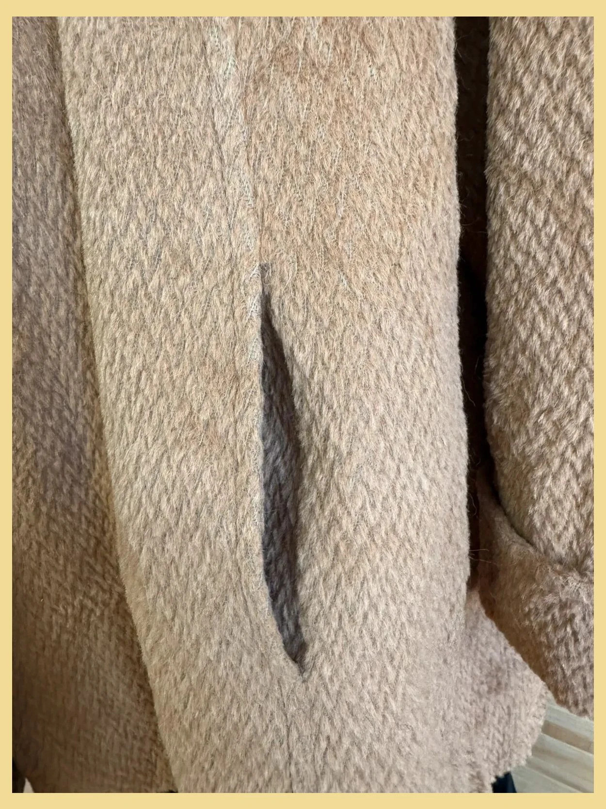 Espectacular abrigo baby llama y lana , vintage , talla 56 antigua española actual 52 😍 – El Corte Inglés – taille 6XL / 52 / 24 5