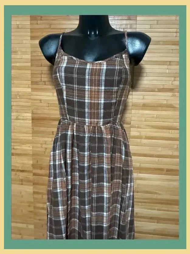 Divino vestido vintage cuadros , talla única para S-M 😍 – Vintage Dressing – taille Taille unique 3