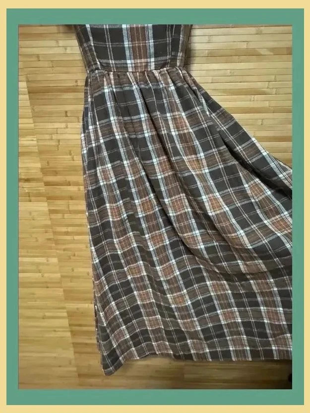 Divino vestido vintage cuadros , talla única para S-M 😍 – Vintage Dressing – taille Taille unique 4