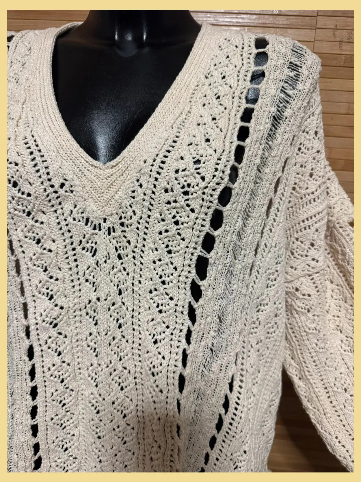 Divino jersey largo oversize calado de Zara talla M/L 😍 – Zara – taille M / 38 / 10 3