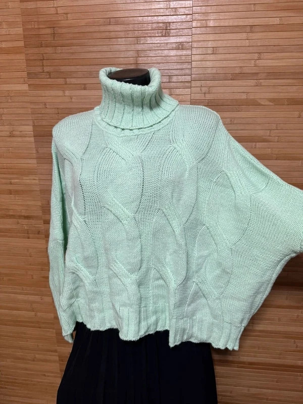 Jersey oversize cuello alto talla única 😍 – Italy Moda – taille Taille unique 2
