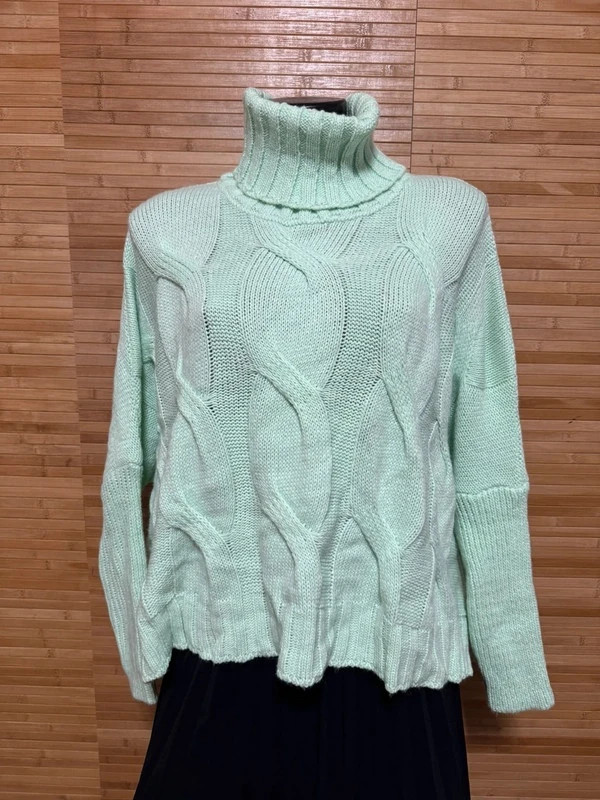 Jersey oversize cuello alto talla única 😍