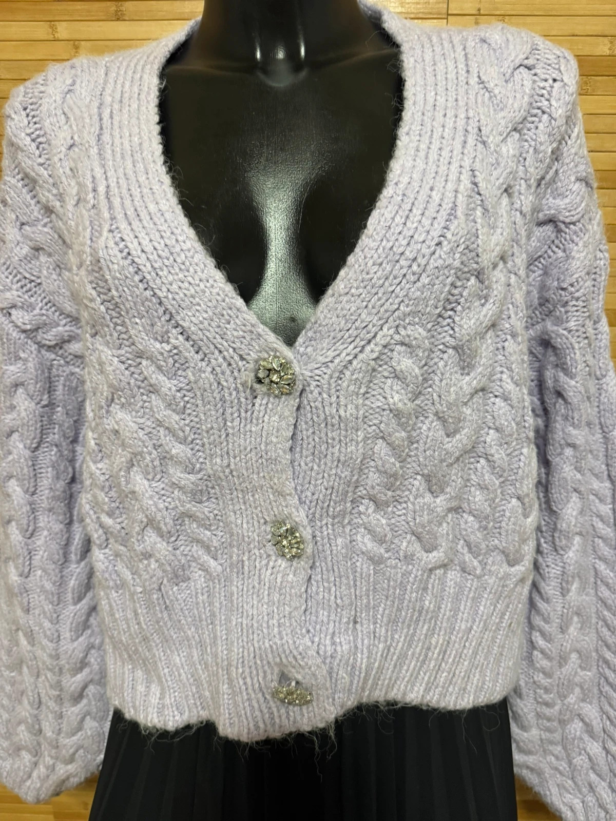 Cárdigan lila oversize de Zara talla M 😍 – Zara – taille M / 38 / 10 2