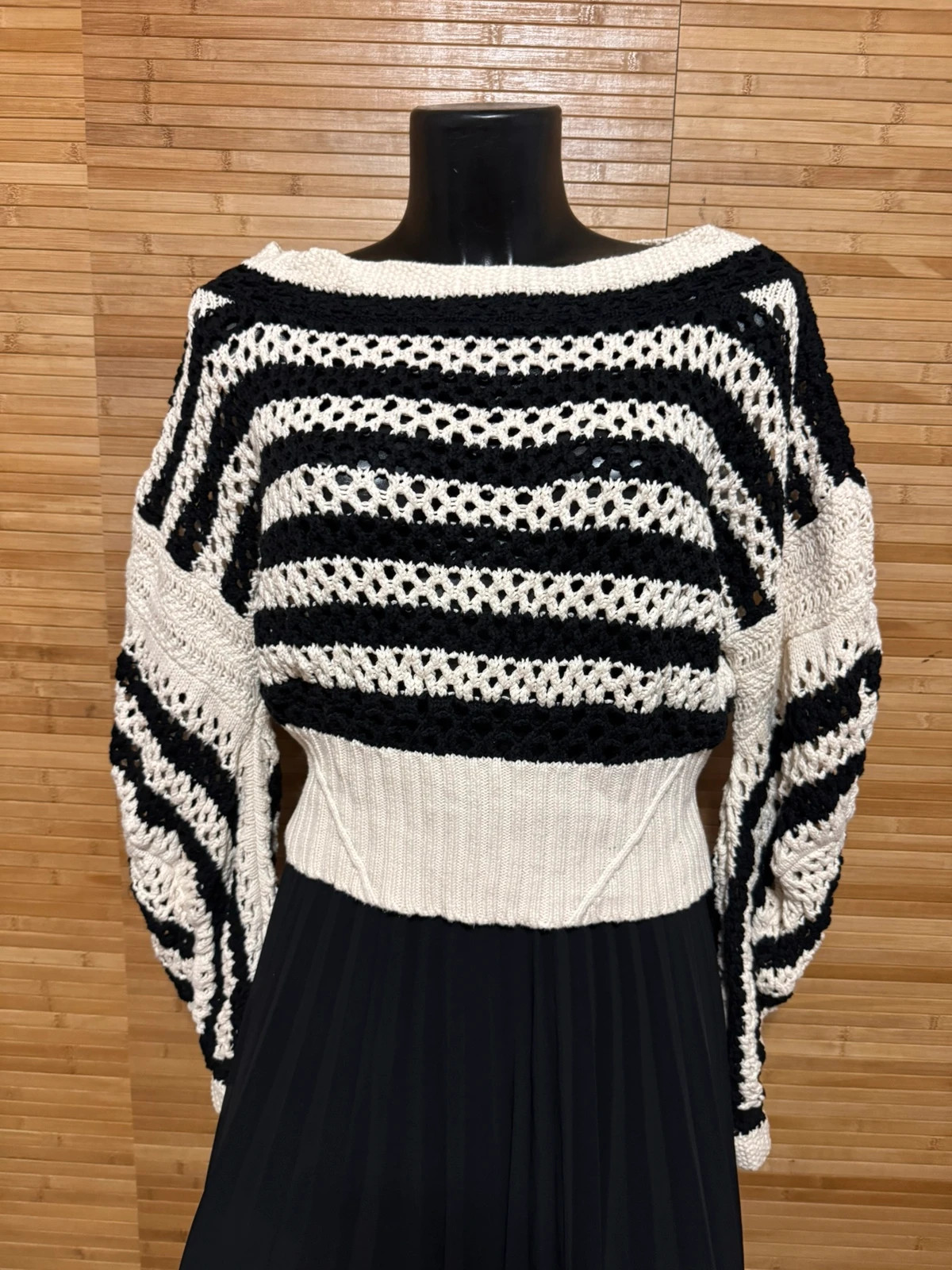 Jersey bicolor algodón de Zara , talla L 😍