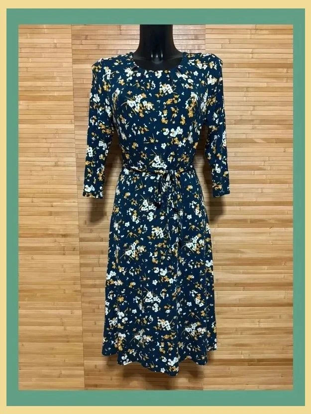 Divino vestido viscosa marca Tu , elástico, talla 40 😍