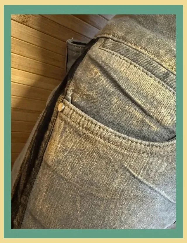 Divino vaquero metalizado de Karen Millen , talla 44 , elástico 😍 – Karen Millen – taille XXL / 44 / 16 4