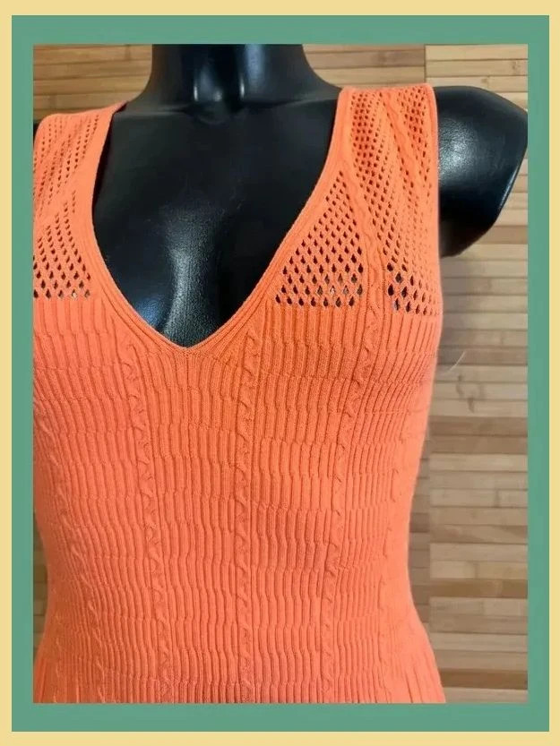 Espectacular vestido midi punto de marca Kenzo , talla S , elástico 😍 – Kenzo – taille S / 36 / 8 4