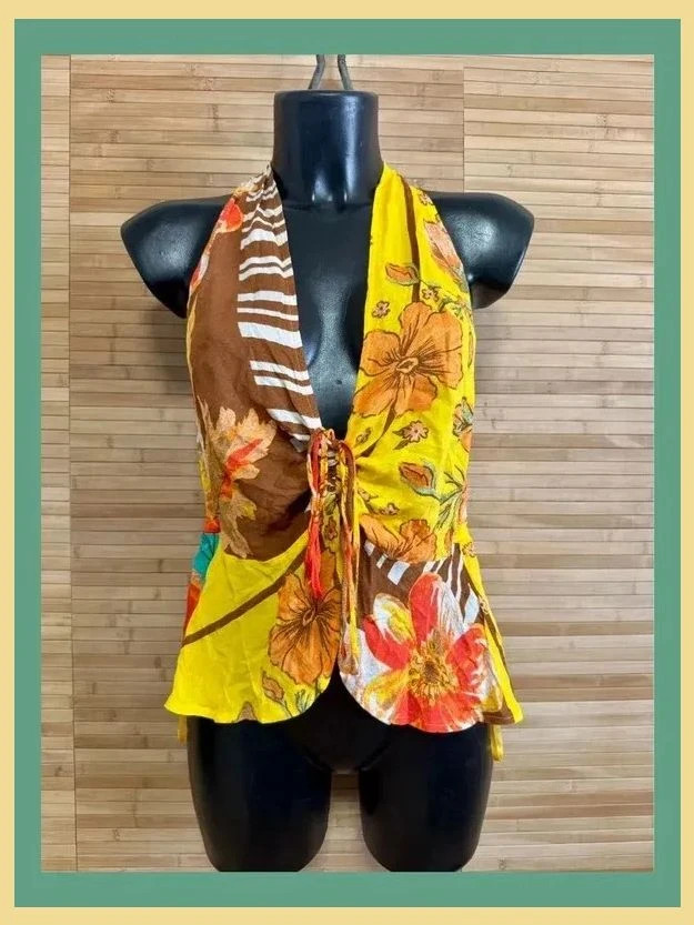 Espectacular top viscosa de Free people , talla L 😍