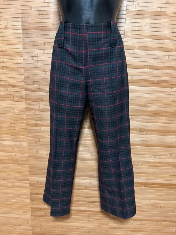 Pantalones croped lana cuadros vintage talla 40 😍
