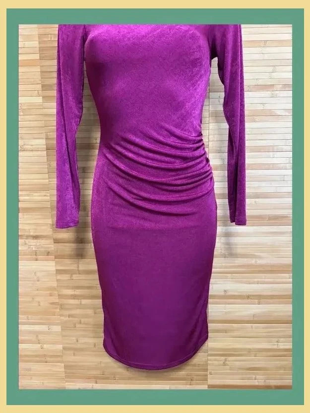 Elegante vestido midi , tejido elástico y muy cómodo , de Carlo pascual , talla 38 😍 – Carlo Pascual – taille M / 38 / 10 2