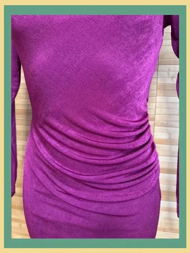 Elegante vestido midi , tejido elástico y muy cómodo , de Carlo pascual , talla 38 😍 – Carlo Pascual – taille M / 38 / 10 4
