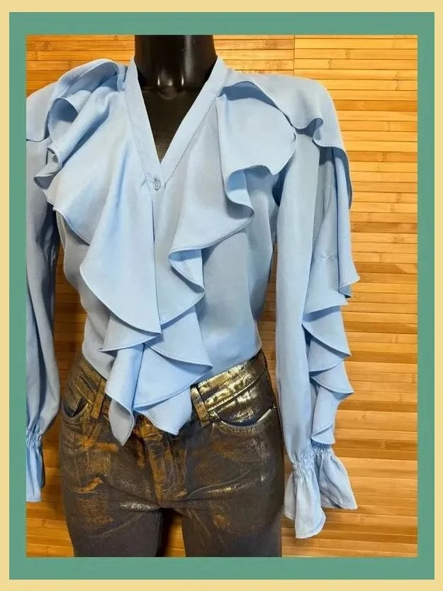 Divina blusa volantes de Zara , talla XS 😍 – Zara – taille XS / 34 / 6 3