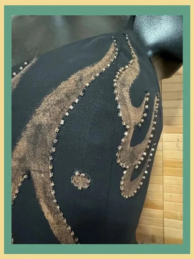 Espectacular vestido vintage ideal fiestas , talla única para L 😍 – Vintage – taille Taille unique 5