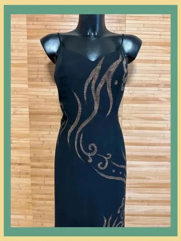 Espectacular vestido vintage ideal fiestas , talla única para L 😍 – Vintage – taille Taille unique 3