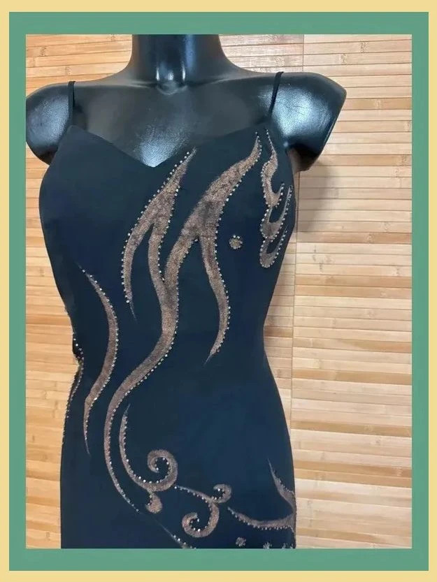 Espectacular vestido vintage ideal fiestas , talla única para L 😍 – Vintage – taille Taille unique 4