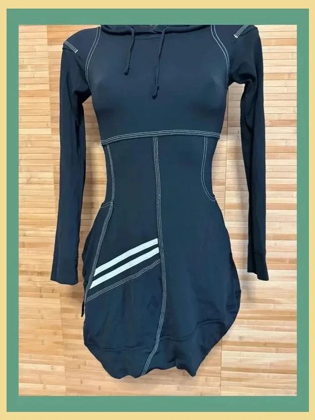 Divino vestido con capucha talla 36 , elástico 😍 – Marithé + François Girbaud – taille S / 36 / 8 2
