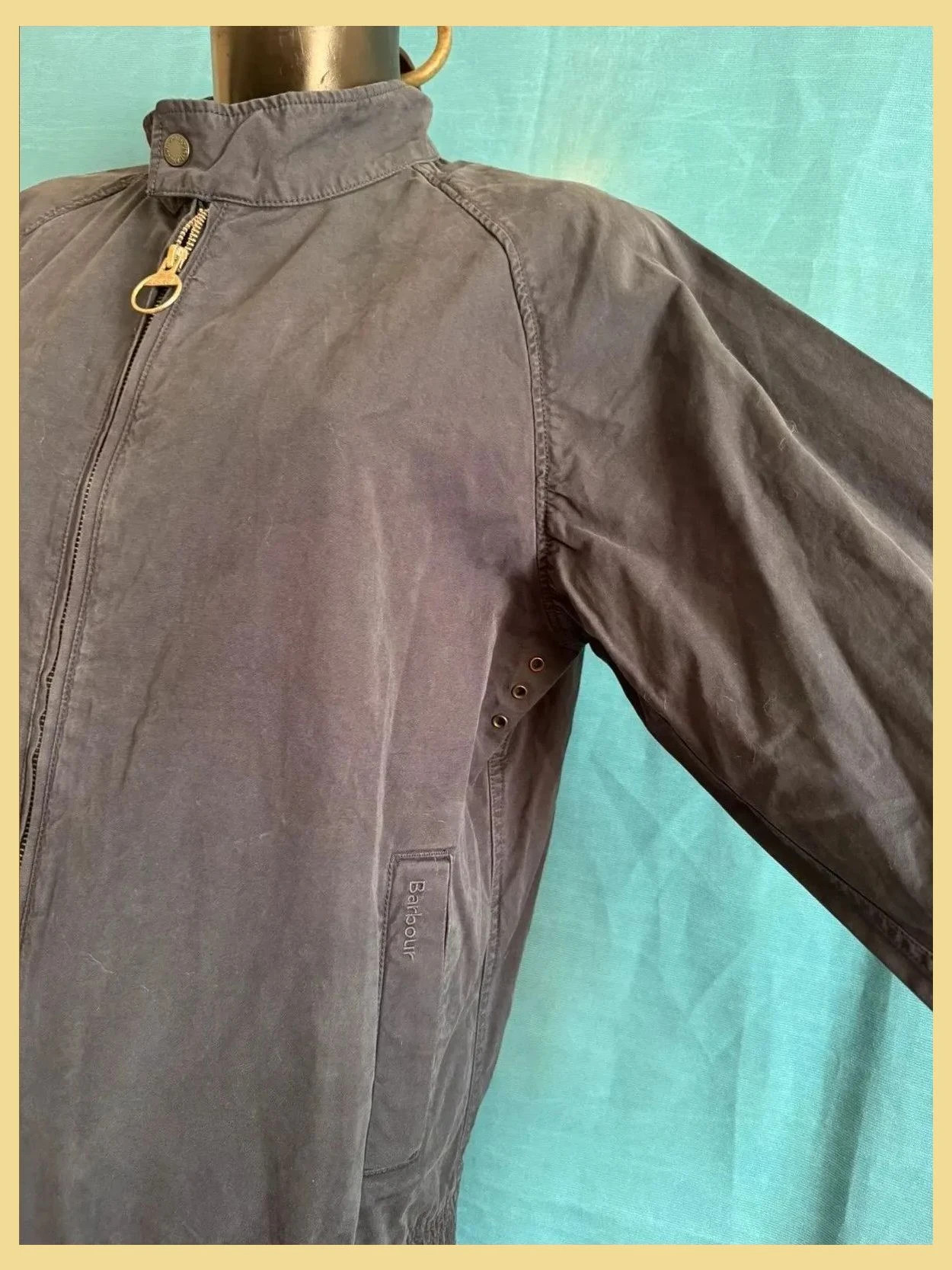 Chaqueta algodón ligera de hombre marca Barbour talla M 😍 – Barbour – taille M 4