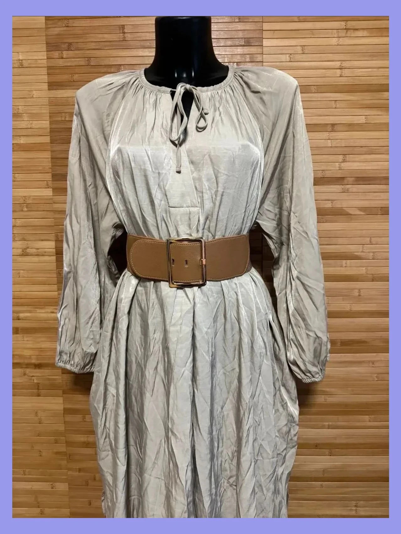 Vestido largo oversize de H&M cinturón no incluido 😍 – H&M – taille Taille unique 2