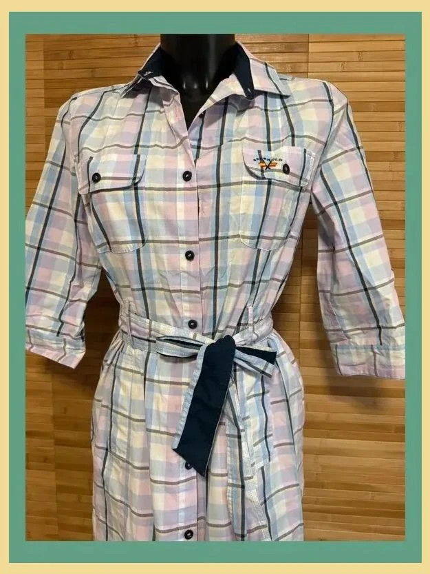 Divino vestido cuadros algodón de Spagnolo talla M 😍 – spagnolo – taille M / 38 / 10 3