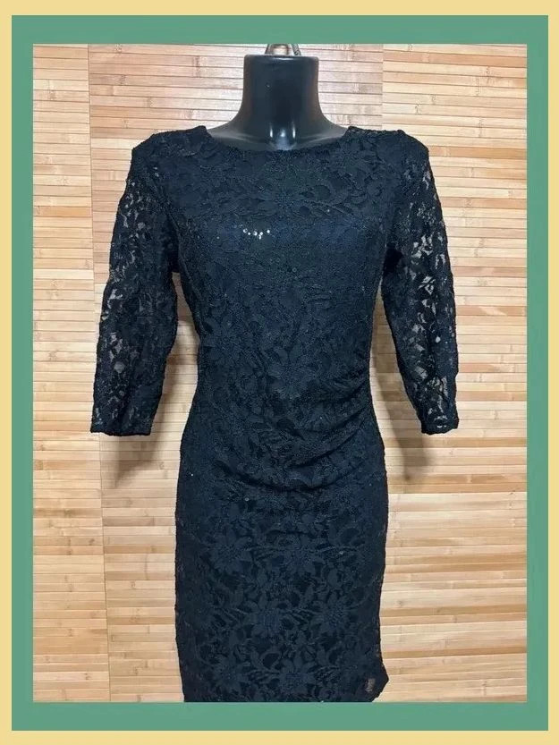 Elegante vestido negro encaje de marca Soon , talla 42 😍 – Soon – taille XL / 42 / 14 3