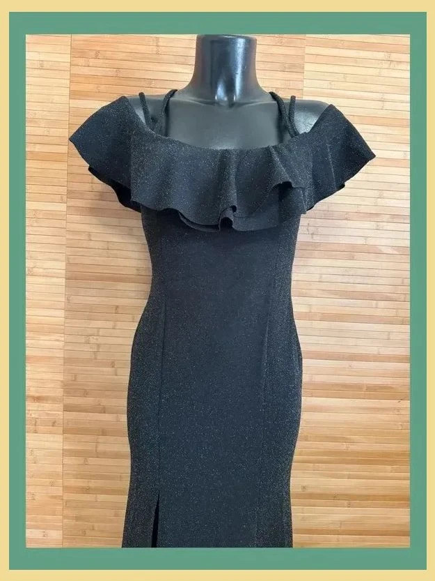 Espectacular vestido fiesta negro con brillo , talla M 😍 – Pink Boom – taille M / 38 / 10 3